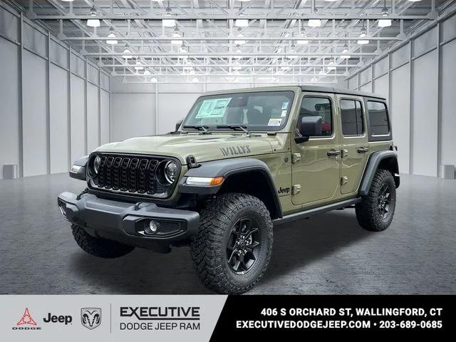 2026 Jeep Wrangler 4-Door Willys 4x4 for sale in Wallingford, CT