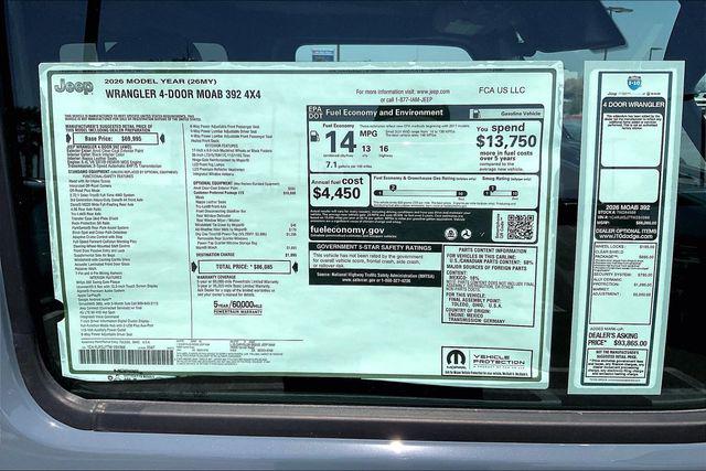 2026 Jeep Wrangler 4-Door Moab 392 4x4