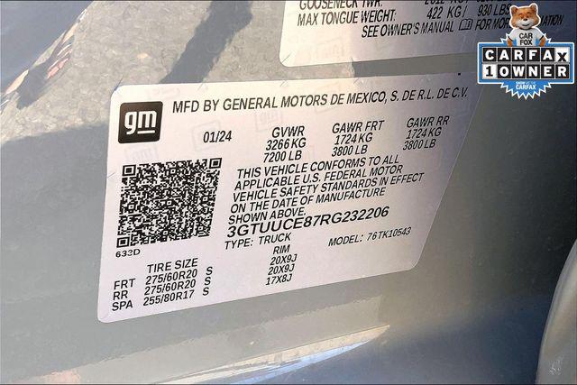 2024 GMC Sierra 1500 4WD Crew Cab Short Box Elevation with 3SB