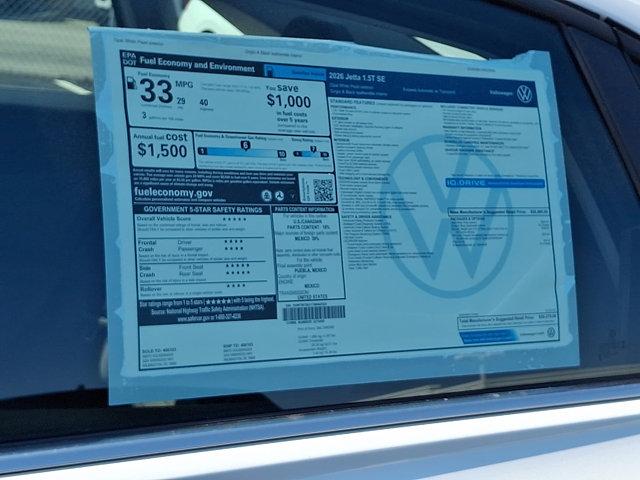 2026 Volkswagen Jetta SE