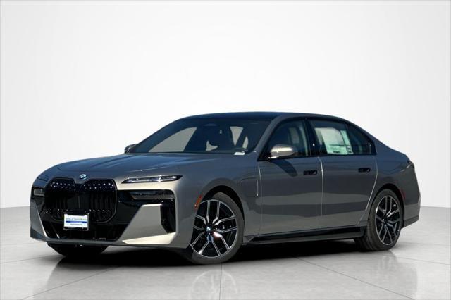 Gray (Oxide Grey Metallic) 2026 BMW 7 Series 750e xDrive Sedan All-Wheel Drive Automatic