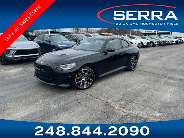 Jet Black 2024 BMW 2 Series 230i Coupe xDrive AWD Coupe All-Wheel Drive Automatic