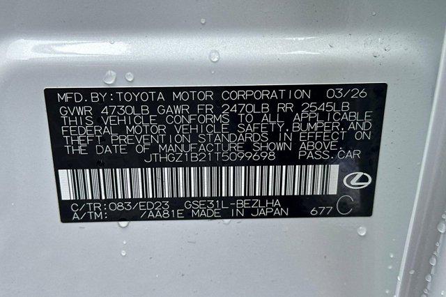 2026 Lexus IS 350 F SPORT