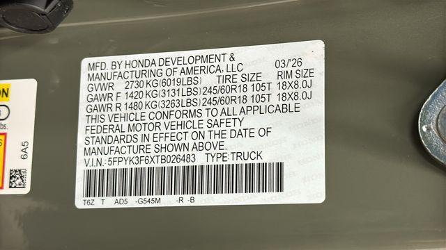 2026 Honda Ridgeline TrailSport