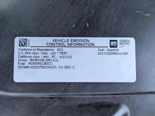 2021 Chevrolet Corvette Stingray RWD Coupe 3LT