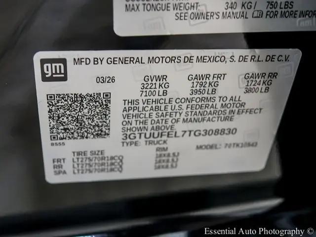 2026 GMC Sierra 1500 Crew Cab, Short Bed, AT4X, 4WD
