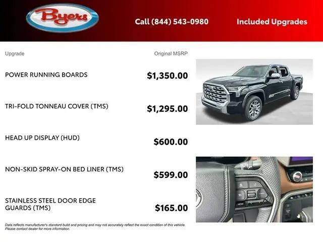 2026 Toyota Tundra 1794 Edition CrewMax 5.5' Bed