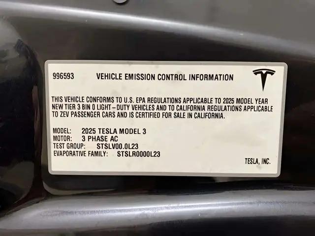 2025 Tesla Model 3 Long Range All-Wheel Drive