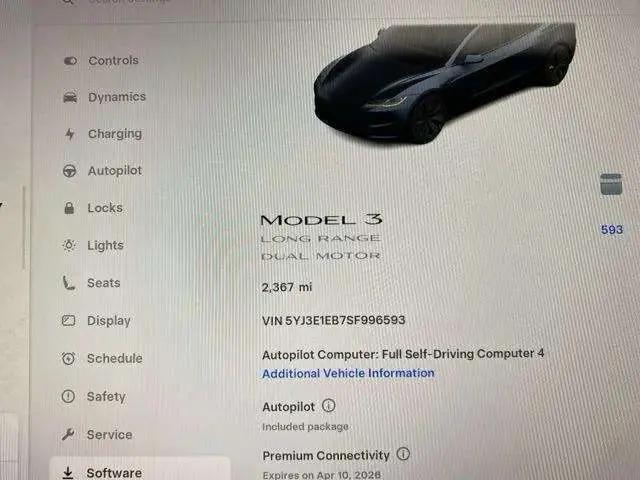 2025 Tesla Model 3 Long Range All-Wheel Drive