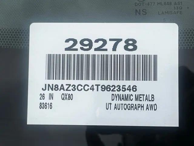 2026 INFINITI QX80 AUTOGRAPH AWD