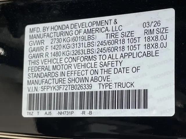 2026 Honda Ridgeline TrailSport+