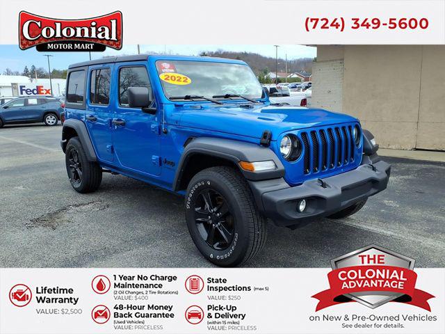 2022 Jeep Wrangler Unlimited Sport Altitude 4x4 for sale in Indiana, PA