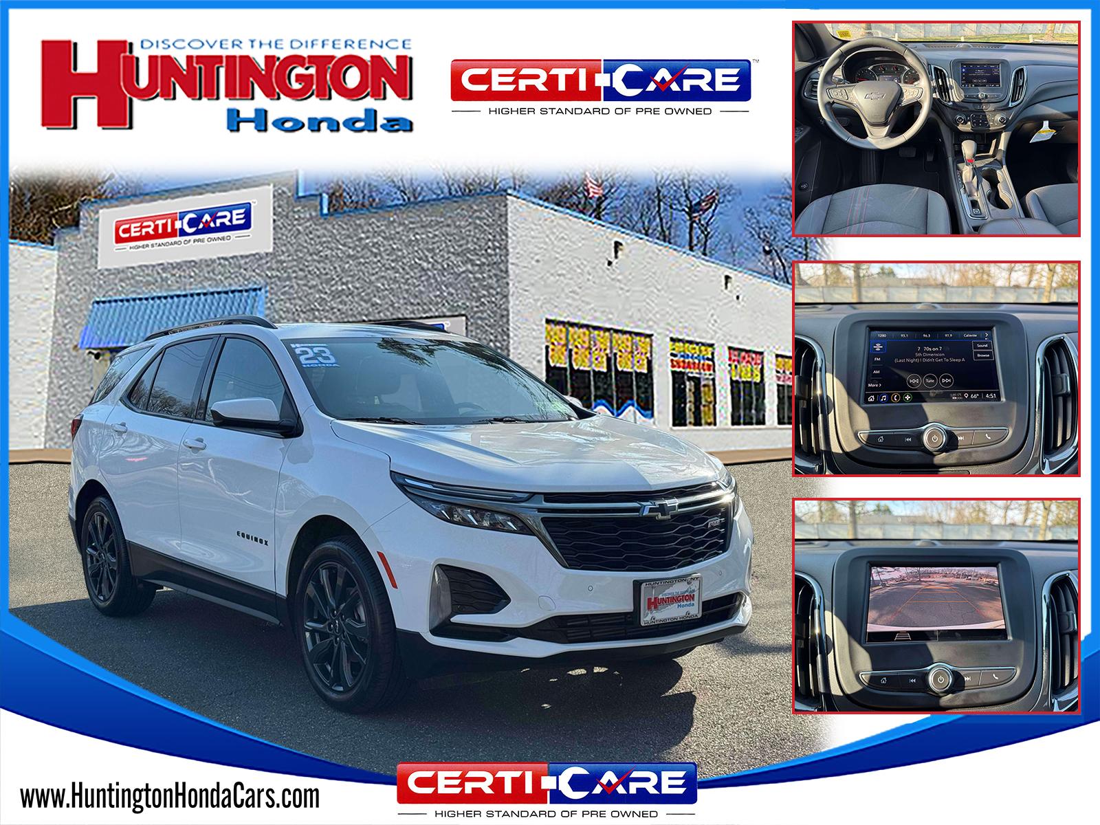 Summit White 2023 Chevrolet Equinox RS with 1RS FWD SUV / Crossover Front-Wheel Drive Automatic