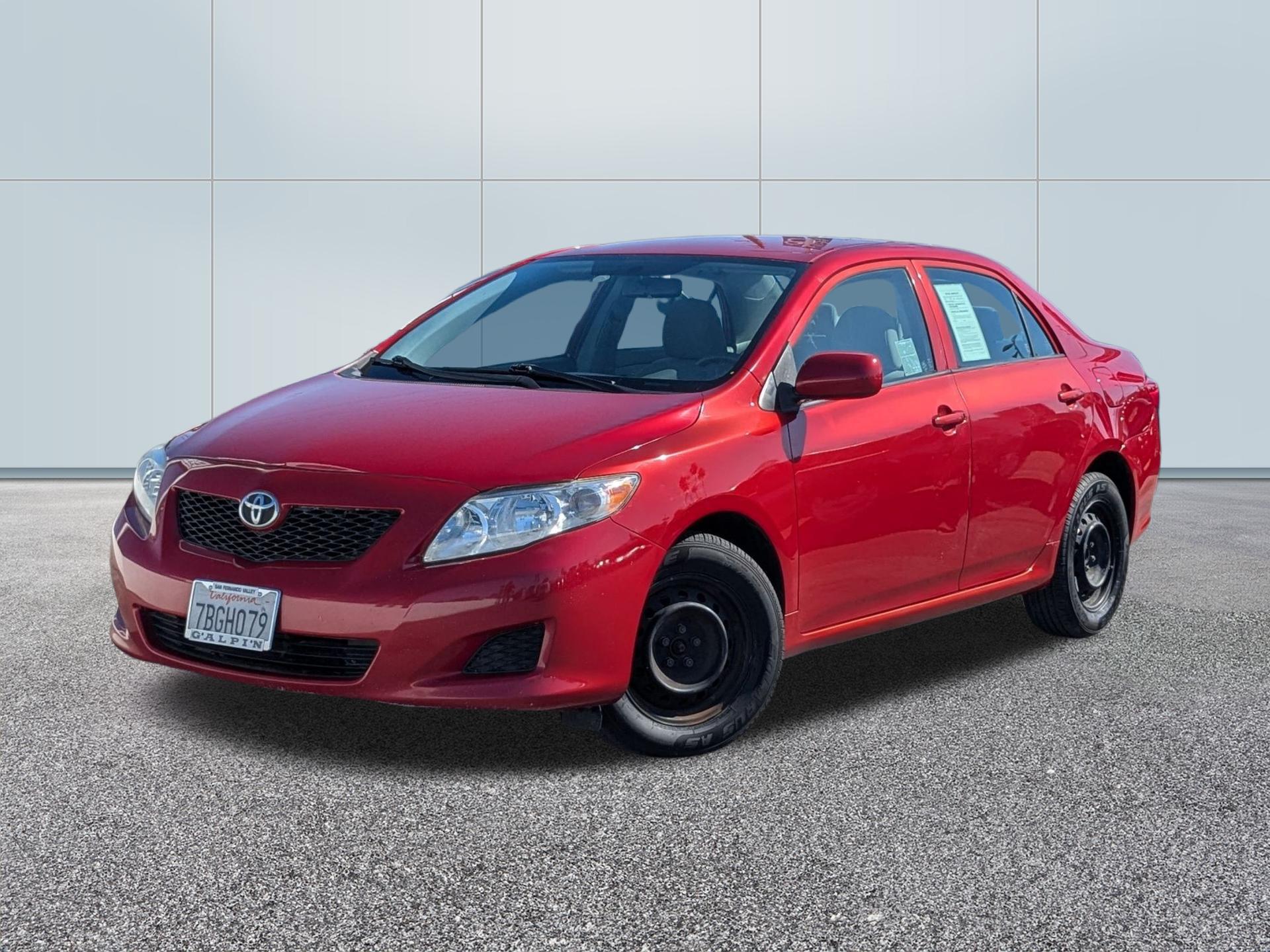 Barcelona Red Metallic 2010 Toyota Corolla LE Sedan Front-Wheel Drive Automatic