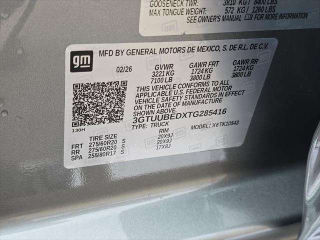 2026 GMC Sierra 1500 Crew Cab, Short Bed, SLE, 4WD