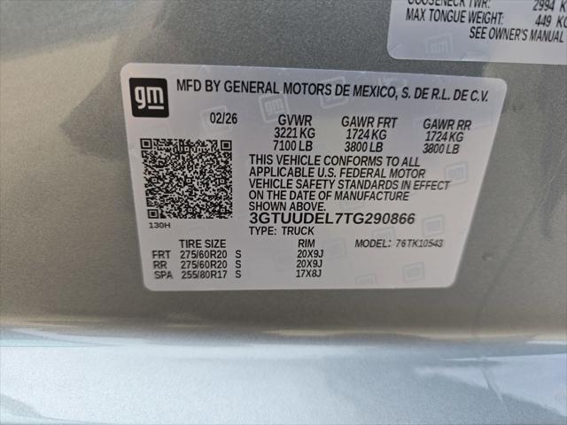 2026 GMC Sierra 1500 Crew Cab, Short Bed, SLT, 4WD