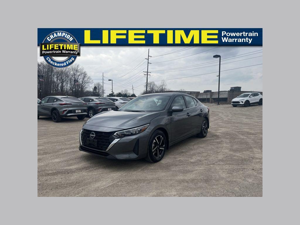 Gray (Gun Metallic) 2025 Nissan Sentra SV FWD Sedan Front-Wheel Drive Automatic
