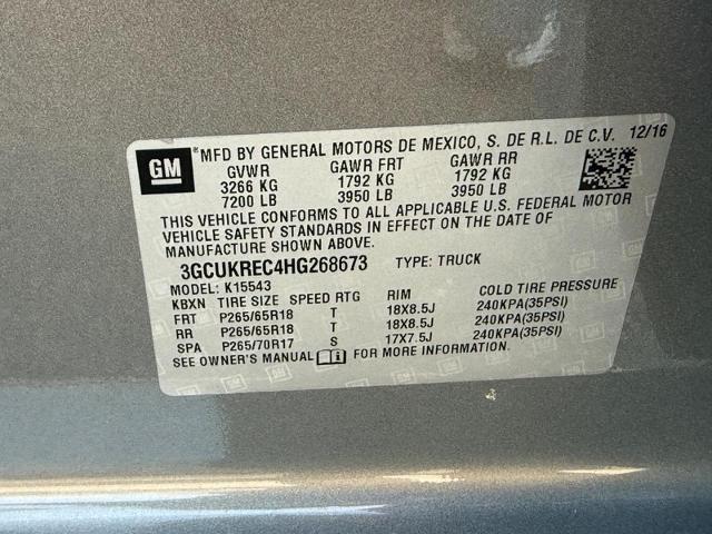 2017 Chevrolet Silverado 1500 2LT