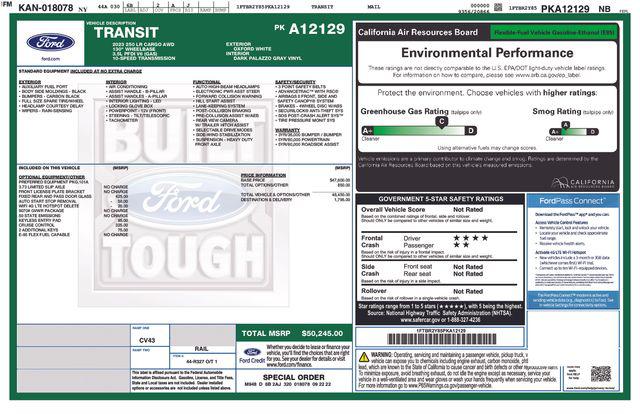 2023 Ford Transit Cargo Van Base