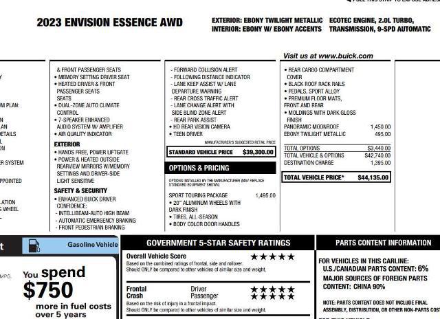 2023 Buick Envision Essence AWD