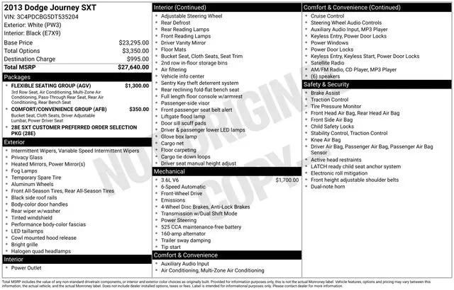 2013 Dodge Journey SXT