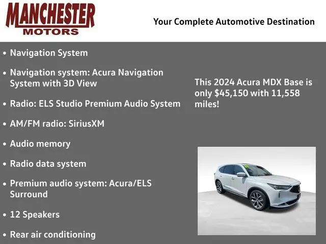 2024 Acura MDX Technology Package