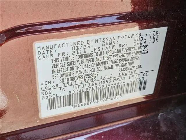 2025 Nissan Sentra SV