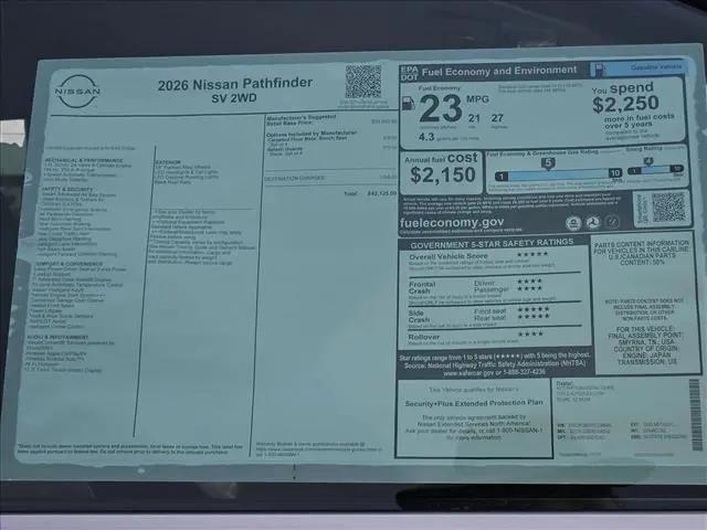 2026 Nissan Pathfinder SV