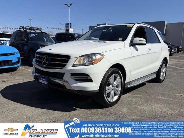 Polar White 2015 Mercedes-Benz M-Class ML 350 4MATIC SUV / Crossover All-Wheel Drive 7-Speed Automatic