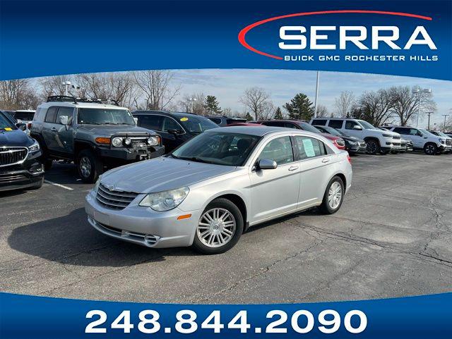 Bright Silver Metallic Clearcoat/Black Cloth Top 2009 Chrysler Sebring Touring Sedan FWD Sedan Front-Wheel Drive Automatic
