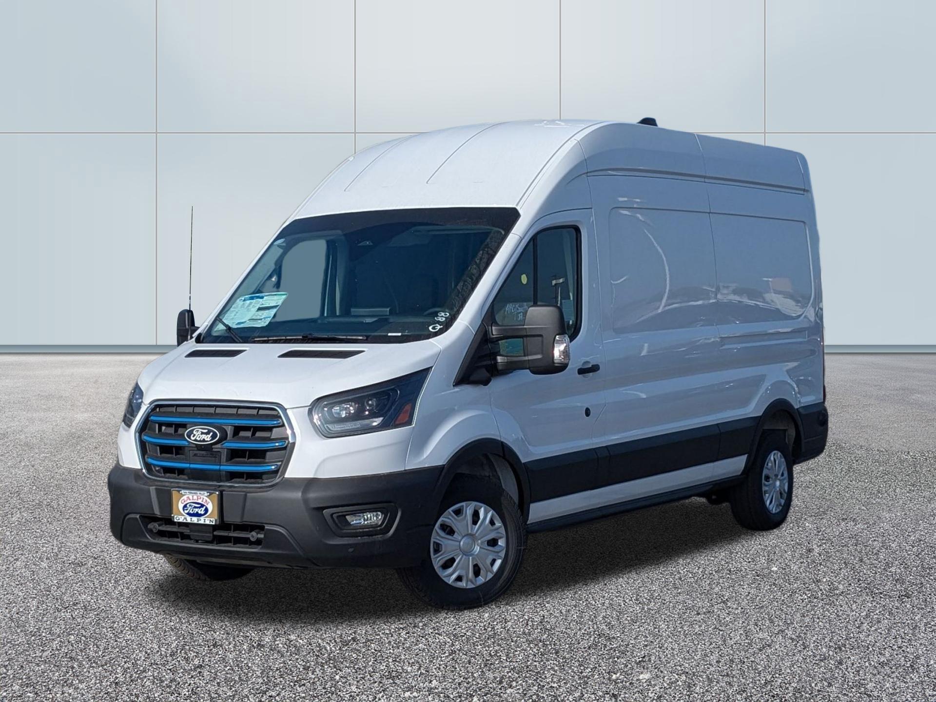 OXFORD WHITE 2026 Ford E-Transit 350 High Roof LB RWD Van Rear-Wheel Drive 1-Speed Automatic