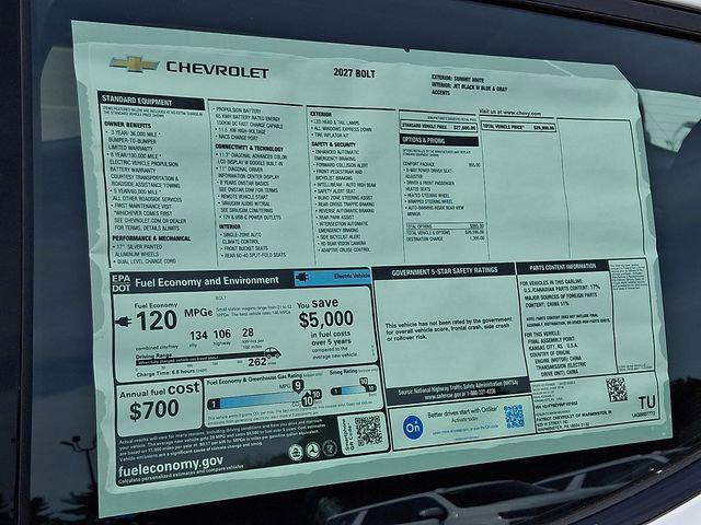2027 Chevrolet Bolt LT FWD