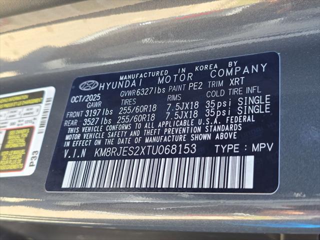 2026 Hyundai Palisade XRT Pro