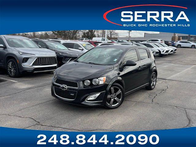 Black Granite Metallic 2014 Chevrolet Sonic RS Hatchback FWD Hatchback Front-Wheel Drive Automatic