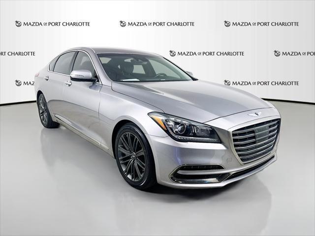 Savile Silver 2020 Genesis G80 3.8L RWD Sedan Rear-Wheel Drive Automatic