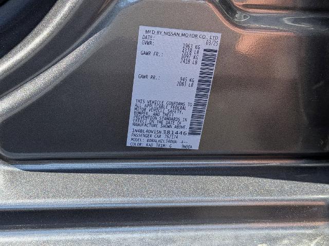 2025 Nissan Altima SV FWD