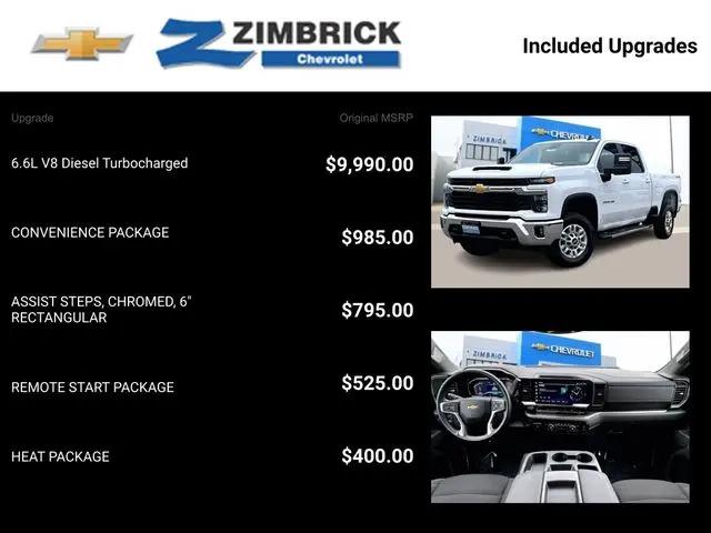 2025 Chevrolet Silverado 2500HD 4WD Crew Cab Standard Bed LT