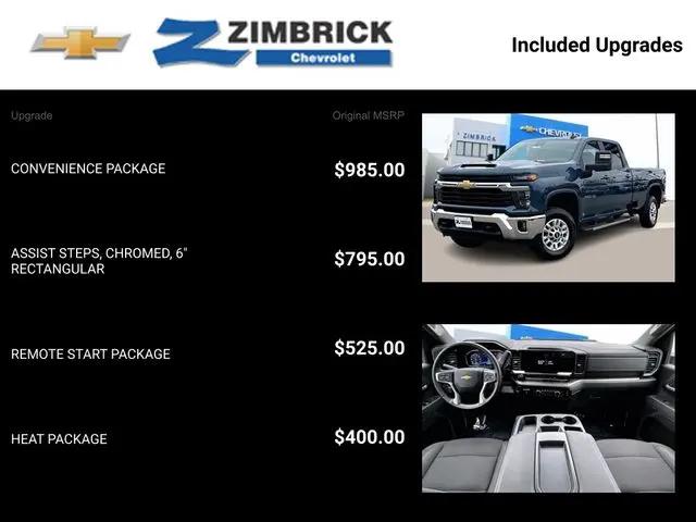 2025 Chevrolet Silverado 2500HD 4WD Crew Cab Long Bed LT