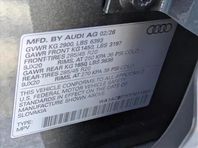 2026 Audi Q7 Premium 45 TFSI quattro tiptronic