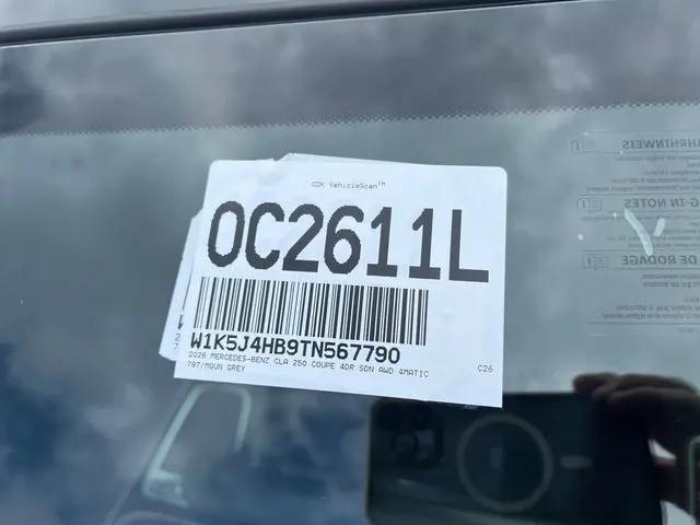 2026 Mercedes-Benz CLA 250 4MATIC
