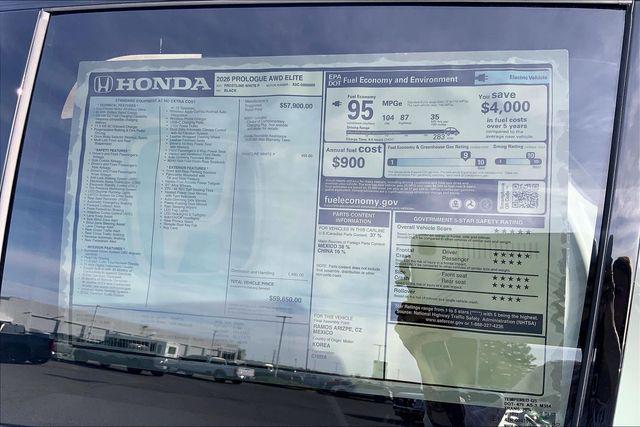 2026 Honda Prologue Elite