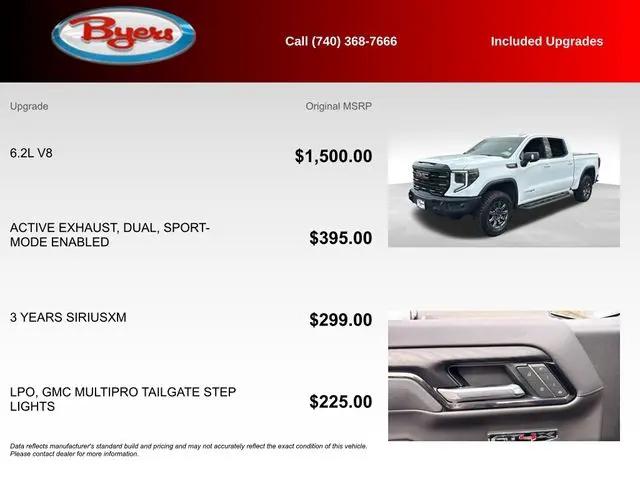 2025 GMC Sierra 1500 4WD Crew Cab Short Box AT4X