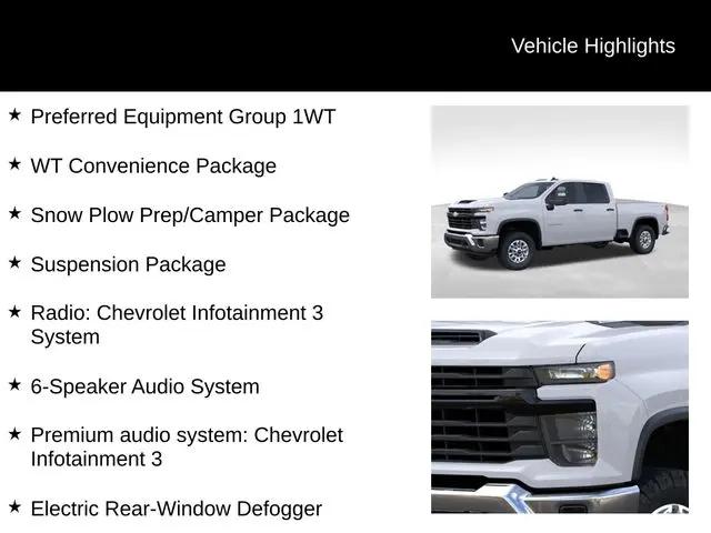 2026 Chevrolet Silverado 2500HD Crew Cab, Long Bed, WT, 4WD