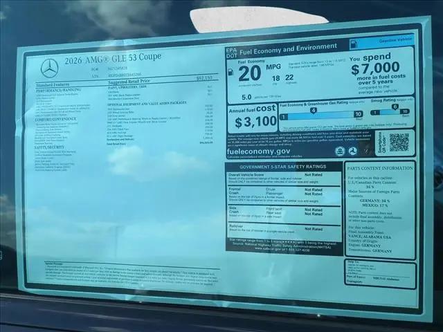 2026 Mercedes-Benz AMG GLE 53 4MATIC+