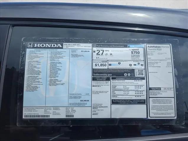 2026 Honda HR-V AWD EX-L