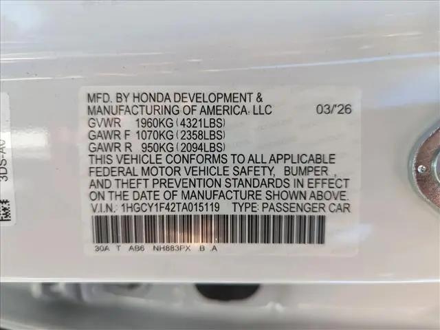 2026 Honda Accord Sedan SE