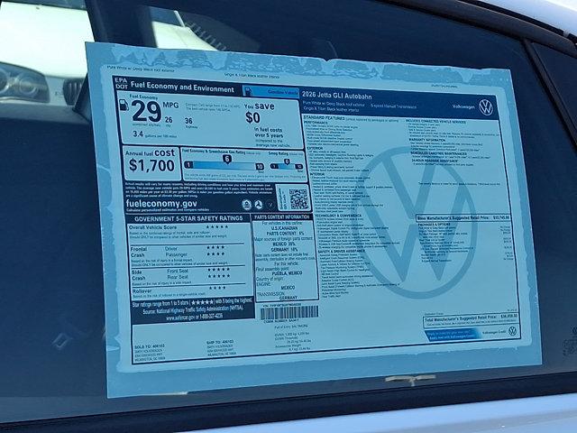 2026 Volkswagen Jetta GLI Autobahn