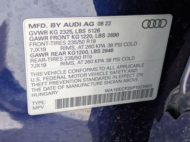 2023 Audi Q3 Premium Plus 45 TFSI S line quattro Tiptronic