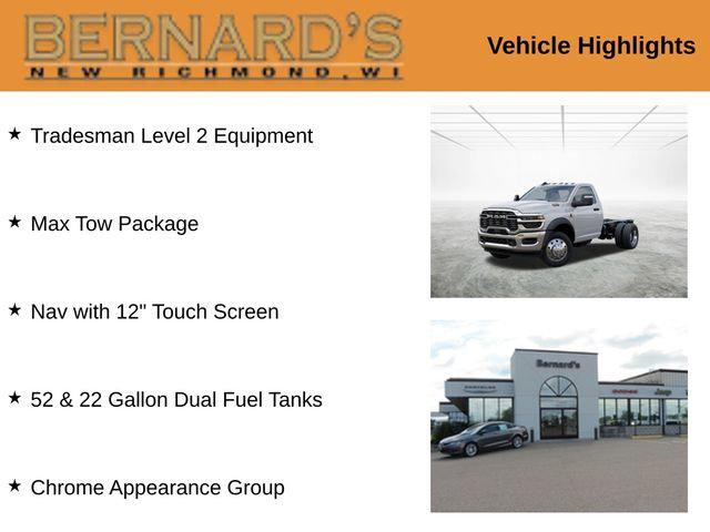 2026 RAM 5500 Chassis RAM 5500 TRADESMAN CHASSIS REGULAR CAB 4X4 60 CA