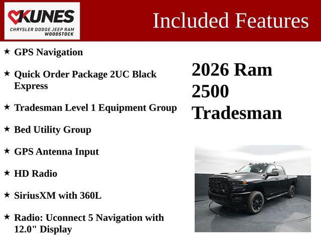 2026 RAM Ram 2500 RAM 2500 BLACK EXPRESS CREW CAB 4X4 64 BOX